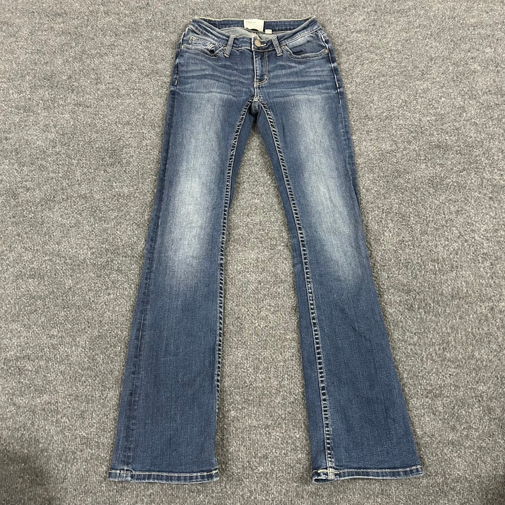 BKE Jeans Womens Size 25L Blue Stella Bootcut Stretch Denim Medium Wash Casual